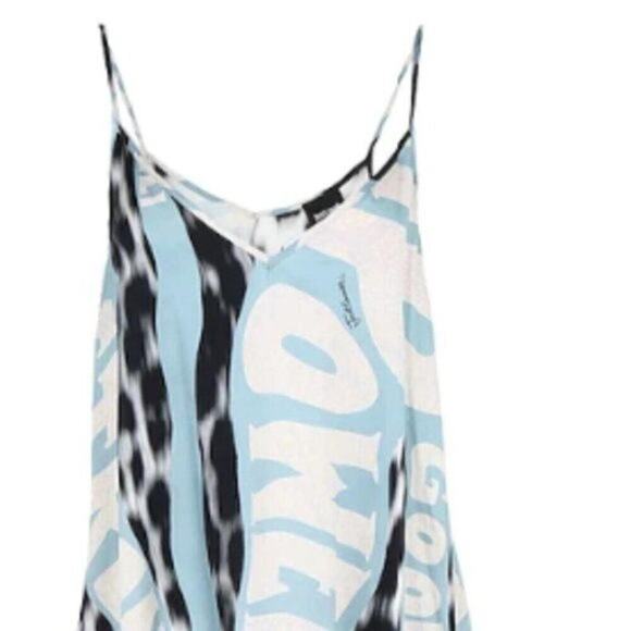 Just Cavalli mixed print cami top multi colored size 10 - Picture 2 of 9